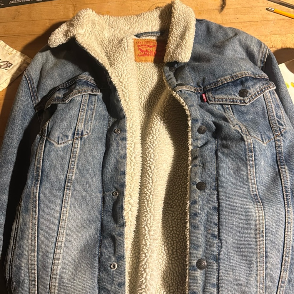 Levi’s Denim Sherpa Jacket